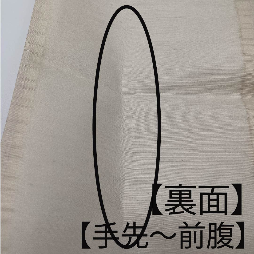 袋帯 素色(しろいろ) 抽象模様 染め帯 帯丈438cm 正絹 Sランク ポイント柄 カジュアル 白系 1123010532311