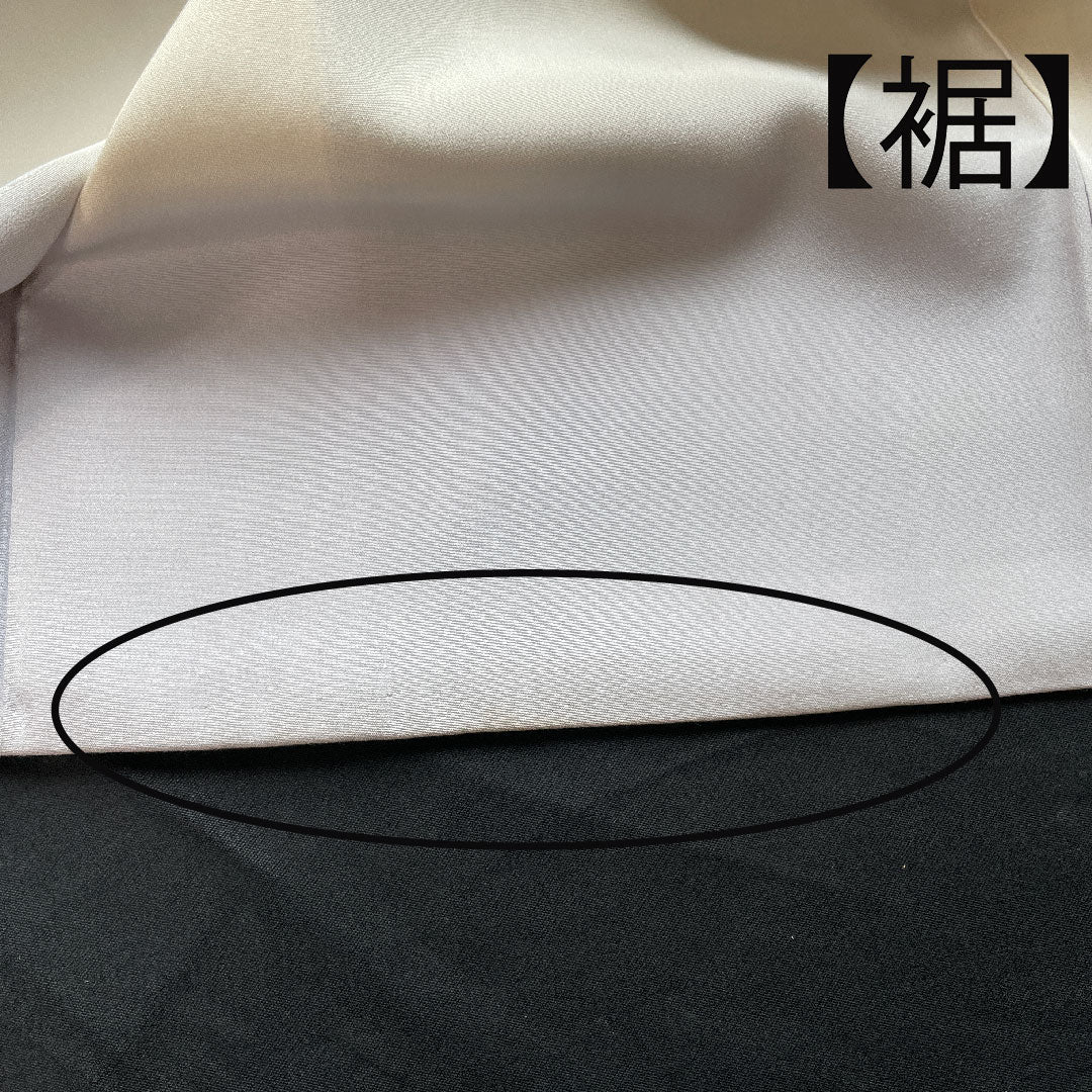 Homongi, pure silk, lined, length 155cm, sleeve length 61cm, cloud gray, Kyoto yuzen, bamboo, pine, crane, A rank, gray, 1112002923322