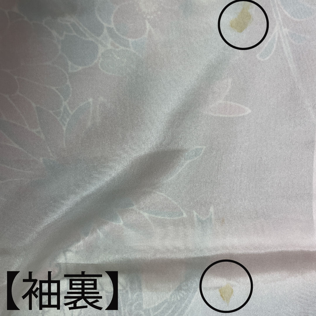 振袖 正絹 身丈165.5cm 裄丈65cm 袷 向日葵色 京紅型 吉祥文様 Sランク 黄系 1113001872523