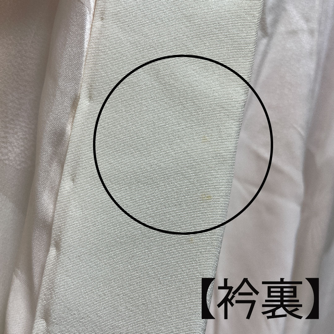 長襦袢 正絹 身丈135cm 裄丈67cm 袷 振袖用 梅 Aランク ピンク系 1129000423413