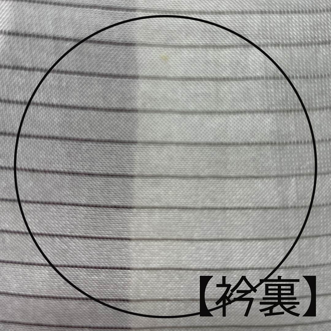 夏物 正絹 小紋 身丈153cm 裄丈61.5cm 黒色 抽象模様 絽 Aランク 黒系 1132000293210