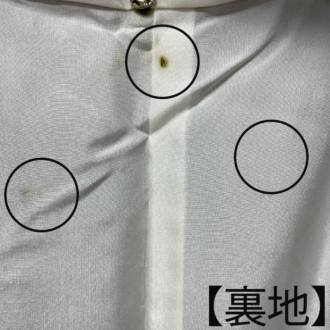 紬 身丈155cm 裄丈62.5cm 絹鼠色 抽象模様 しつけ糸付き 正絹 Sランク 袷 グレー系 1116002722322