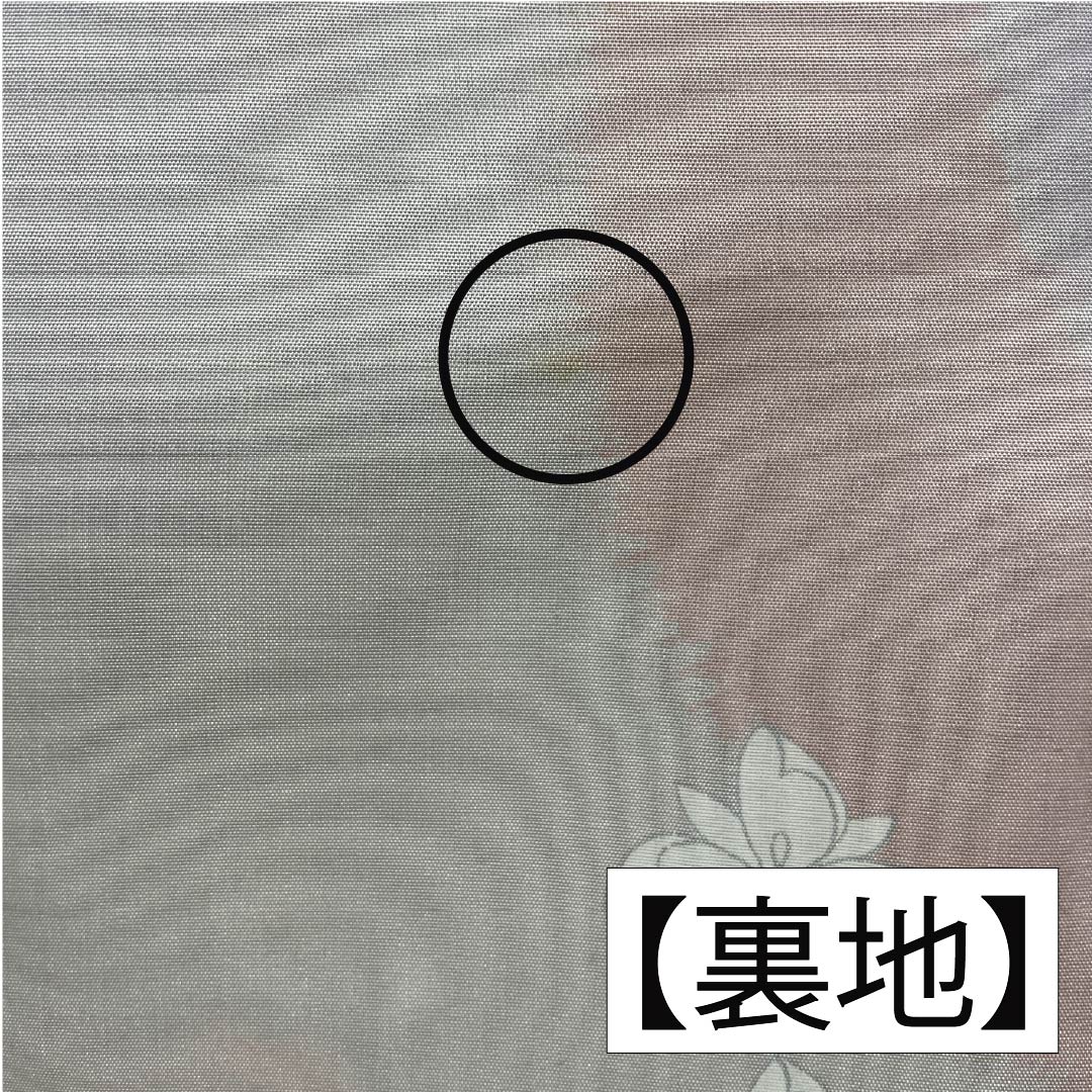 羽織 正絹 Sランク 身丈47cm 裄丈65cm 村山大島 麻の葉 七宝 花 袷 黒系 1117001362910