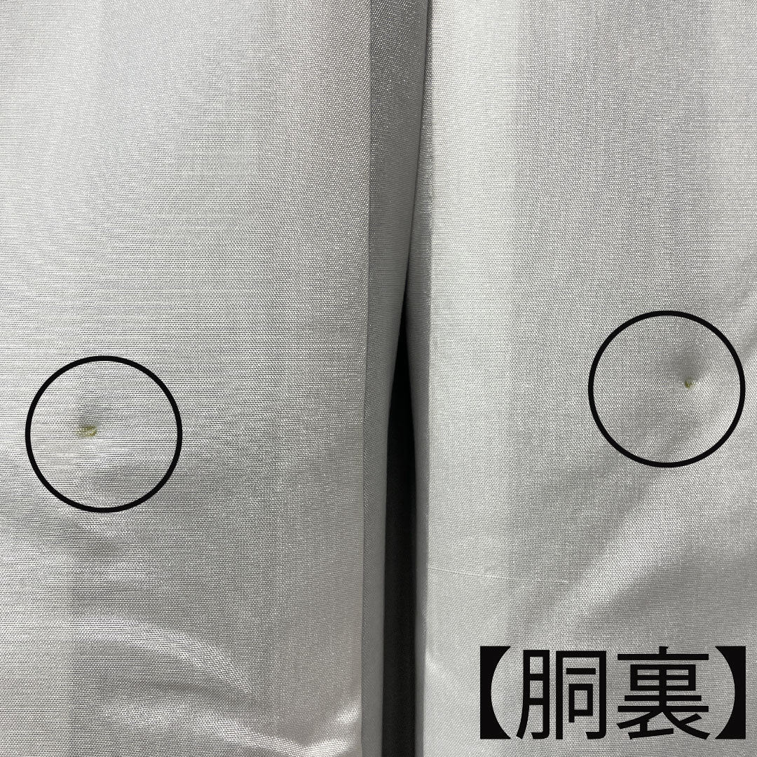 Oshima Tsumugi, Length 159cm, Sleeve length 67cm, with basting thread, Warp and weft ikat, Abstract pattern, Pure silk, S rank, Lined, Black, 1116002522310