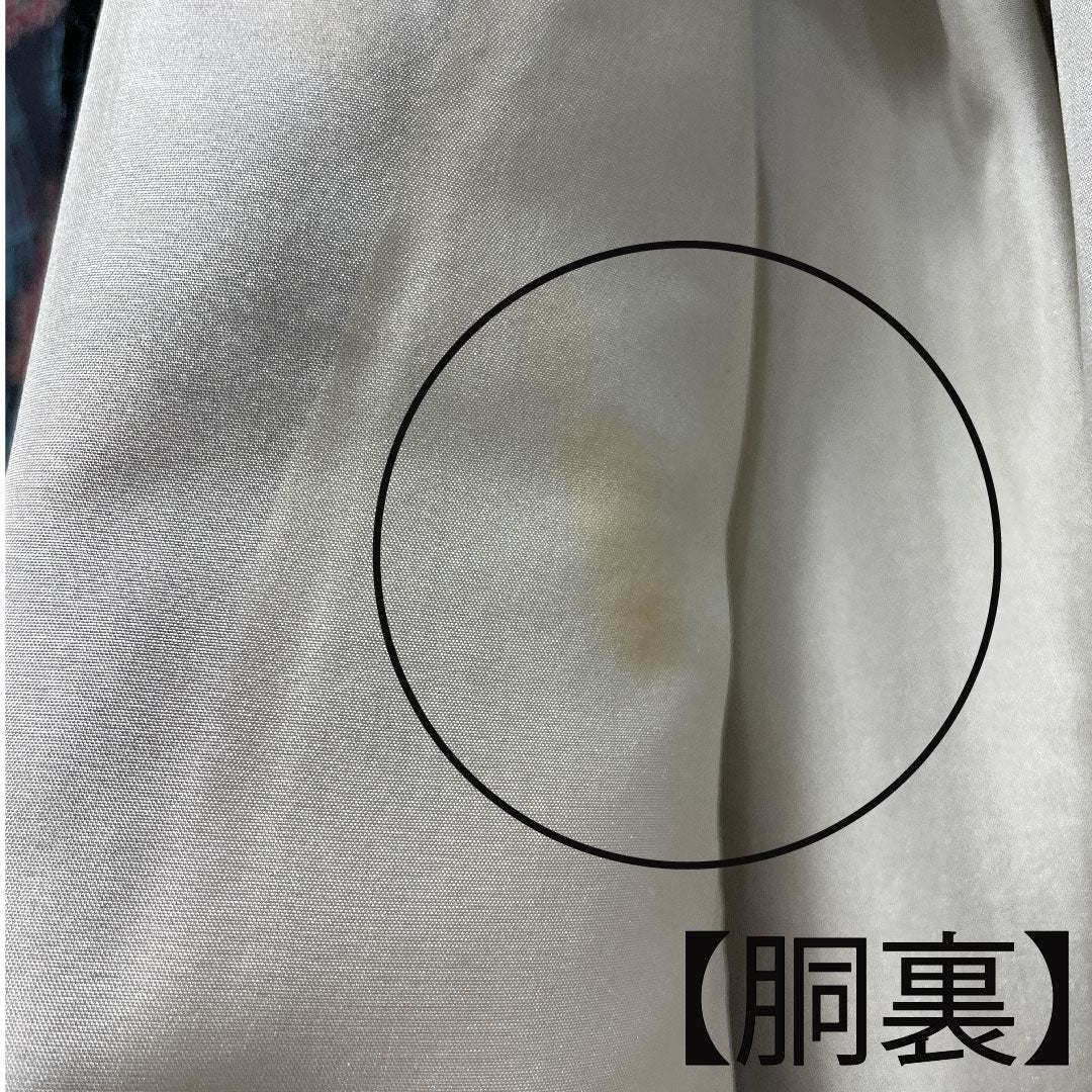 紬 身丈157cm 裄丈62cm 幾何学模様 正絹 Aランク 袷 紺系 1116002403318