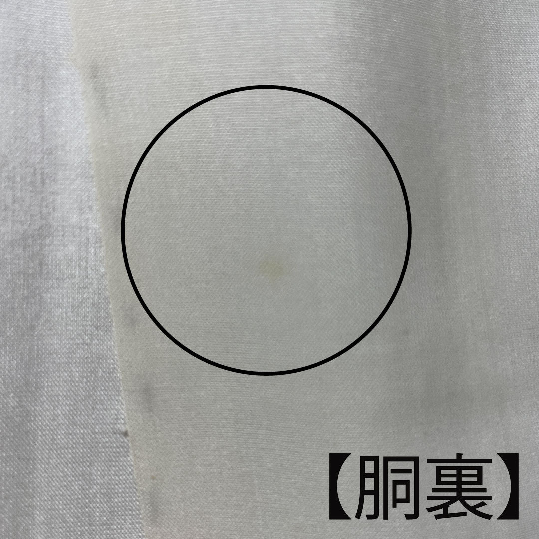 小紋 身丈162cm 裄丈65.5cm 袷 黒木賊色 更紗模様 正絹 Aランク 緑系 1115002703419