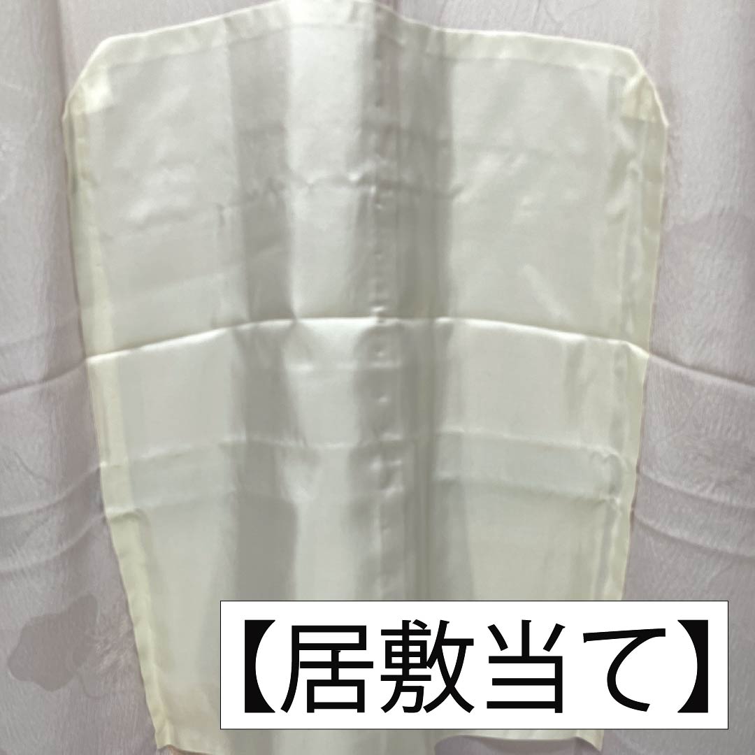 長襦袢 正絹 Sランク 身丈125.5cm 裄丈61.5cm 単衣 乙女色(おとめいろ) 白藤色(しらふじいろ) ちりめん地 梅 グラデーション系 1129000812399