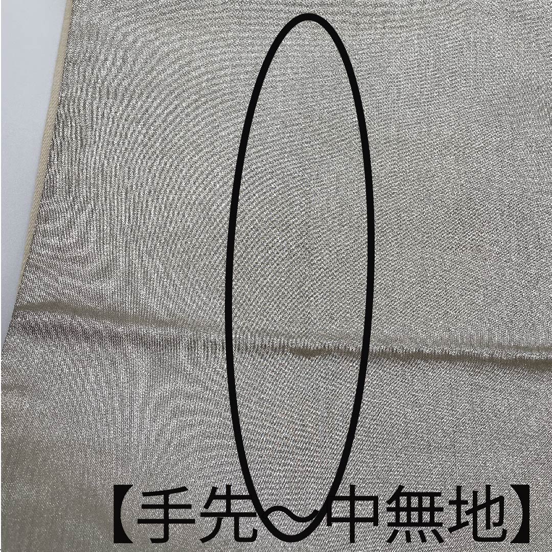 袋帯 銀色 瓦 鈴乃屋 帯丈436cm 正絹 Sランク 六通 フォーマル 銀系 1123010382322