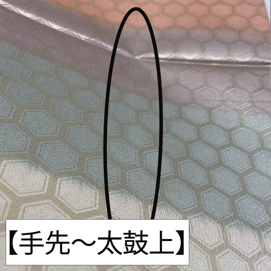 袋帯 正絹 留袖用 亀甲 松 紅葉 帯丈426cm Aランク 六通 フォーマル グラデーション系 1123014563399