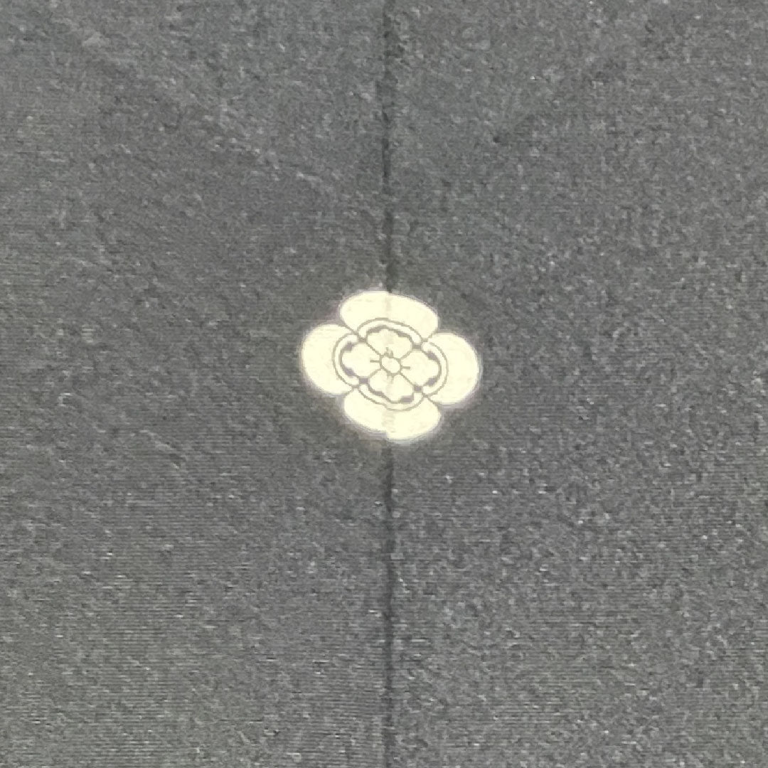 黒留袖 身丈156.5cm 裄丈61cm 袷 京友禅 松竹梅 木瓜 正絹 Sランク 五つ紋 黒系 1111000682310