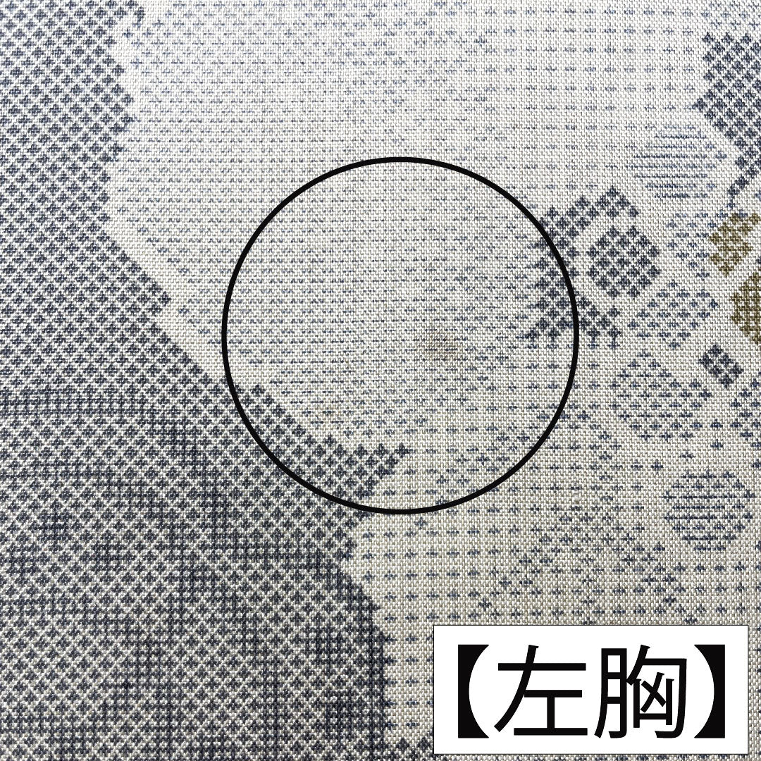 小紋 正絹 身丈166cm 裄丈70.5cm 袷 絹鼠色(きぬねずいろ) 蔦 Aランク グレー系 1115004123522