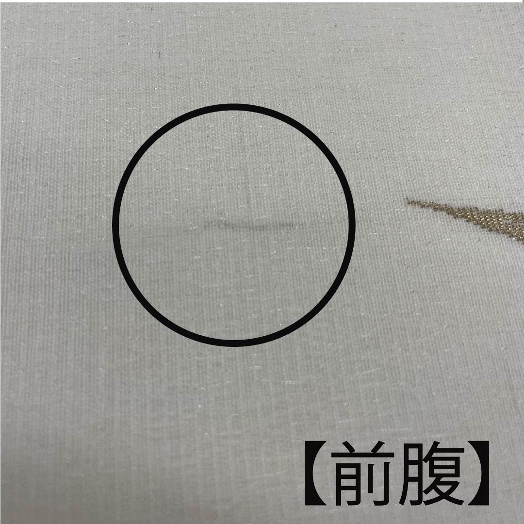 袋帯 真珠色(しんじゅいろ) 夏帯 笹 七宝 帯丈440cm 正絹 Aランク 六通 セミフォーマル 白系 1123007463311