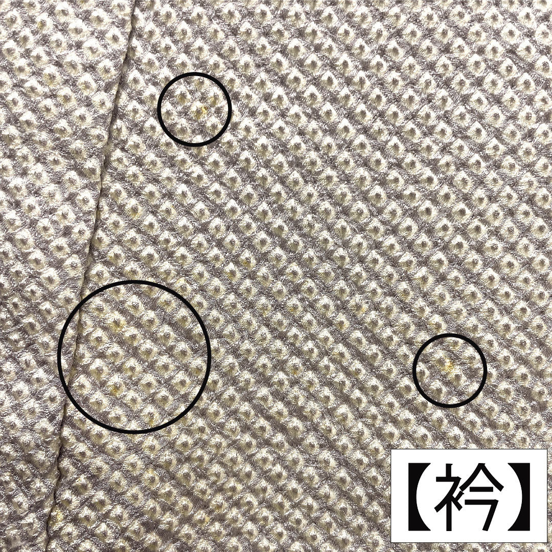 訪問着 正絹 袷 身丈161.5cm 裄丈61.5cm 淡紫色(たんししょく) 総絞り 辻ヶ花 Aランク 紫系 1112005473420