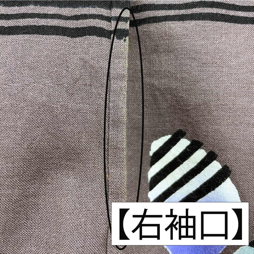 浴衣 木綿 身丈158cm 裄丈67cm Bランク 単衣 モノトーン 蒲萄鼠色(ぶどうねずいろ) 蝶 1118005824327