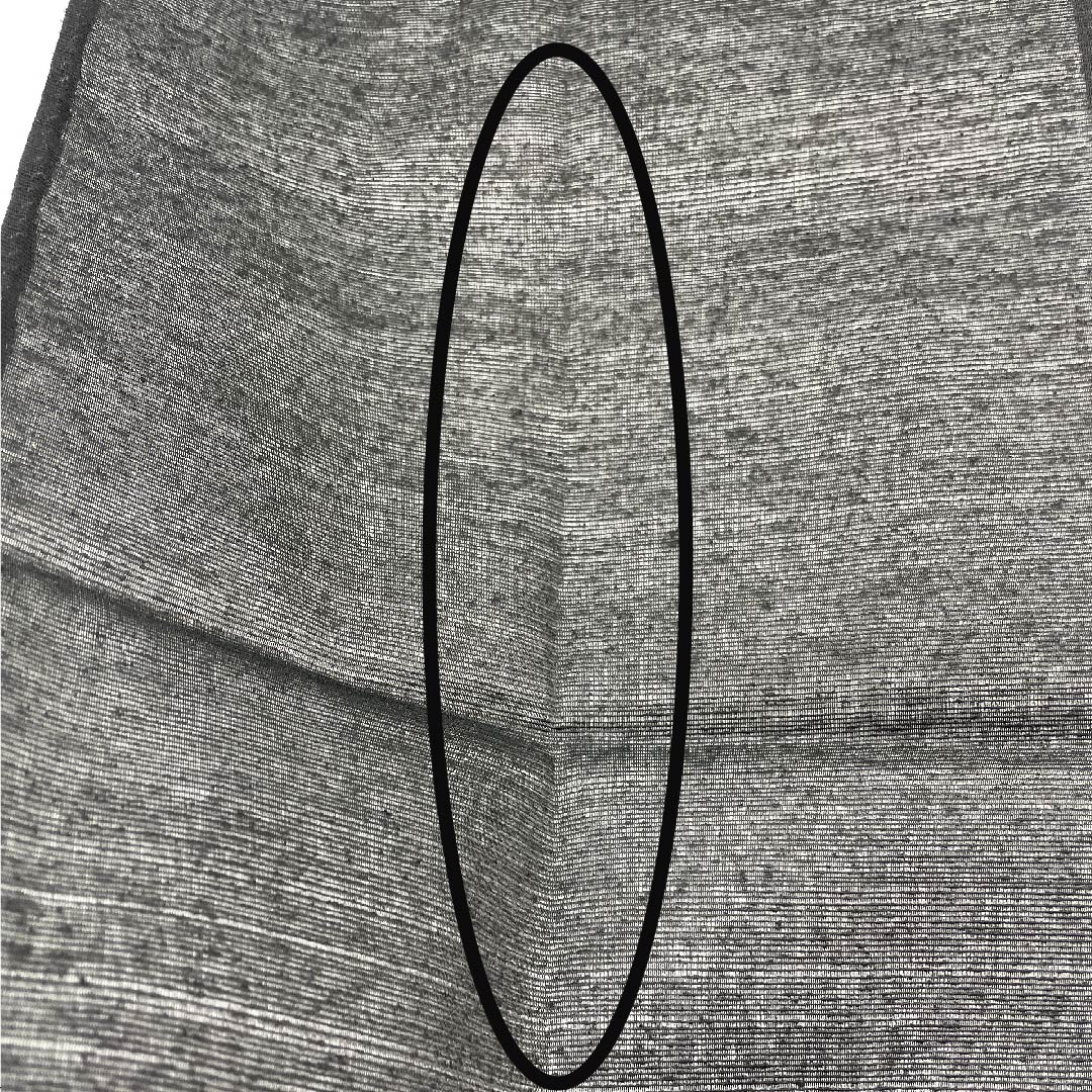 袋帯 夏帯 黒色 竹 とんぼ 夏物 帯丈440cm 正絹 Aランク ポイント柄 カジュアル 黒系 1123007723310