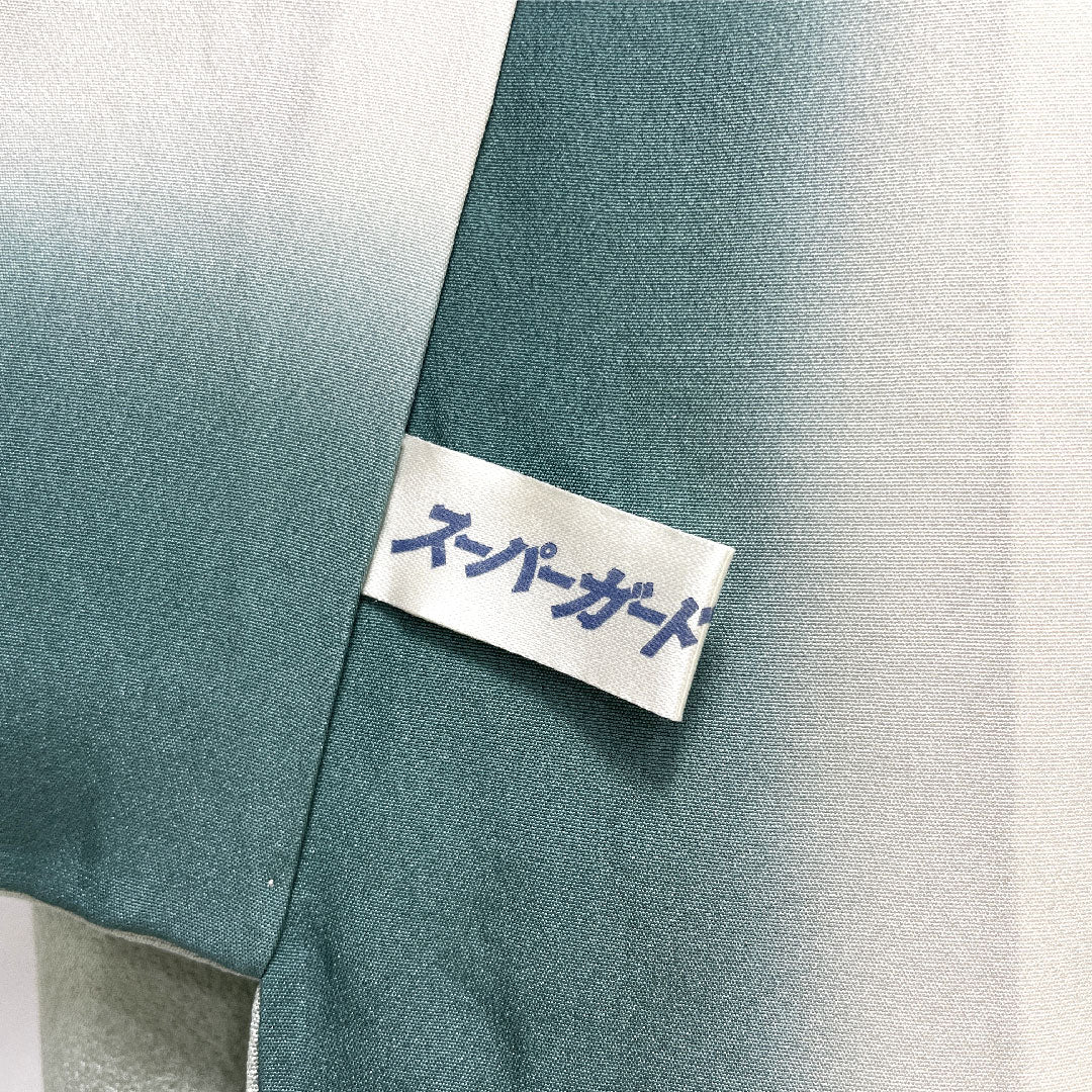 訪問着 正絹 袷 身丈153cm 裄丈65.5cm 秘色(ひそく) 京友禅 桜 椿 菊 スーパーガード加工 Aランク 水色系 1112005503224