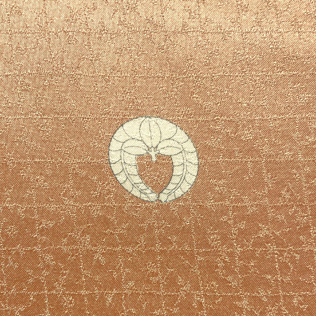 Colored Tomesode, pure silk, length 174cm, sleeve length 67cm, lined, Tokiasagi color, Kyoto Yuzen, hidden plaid, auspicious motif, five crests, downward wisteria, S rank, brown, 1111001412614