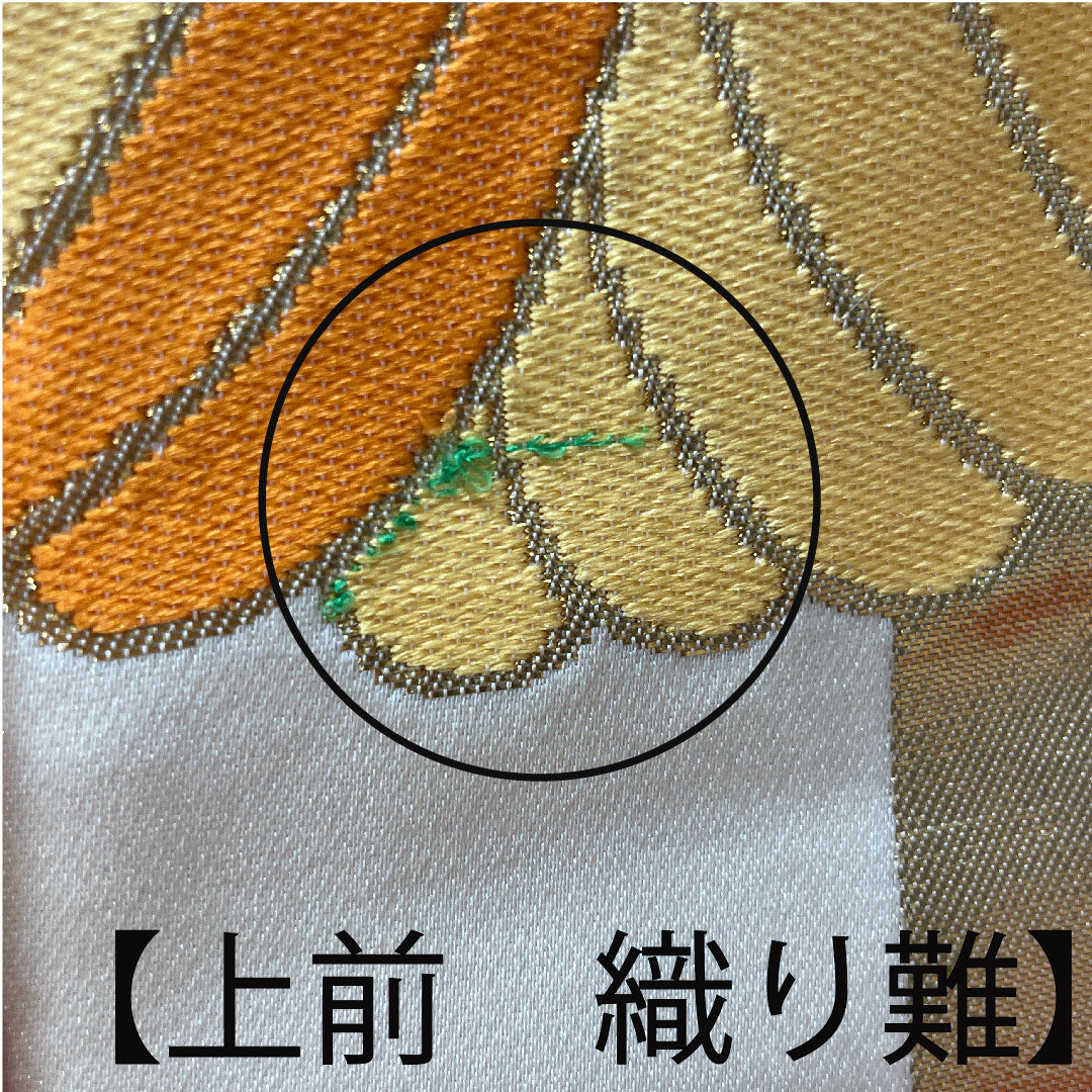 色打掛 身丈185cm 緋色 市松 花模様 正絹 Aランク 袷 朱系 1110000493916