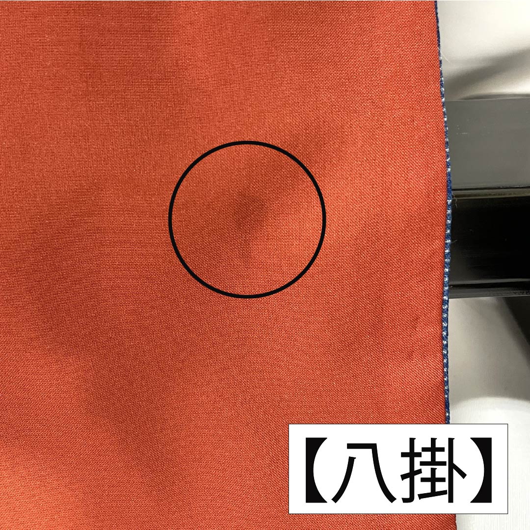 小紋 ポリエステル 身丈166cm 裄丈67cm 袷 紺青色(こんじょういろ) レトロ模様 洗える着物 Sランク 青系 1115005922517