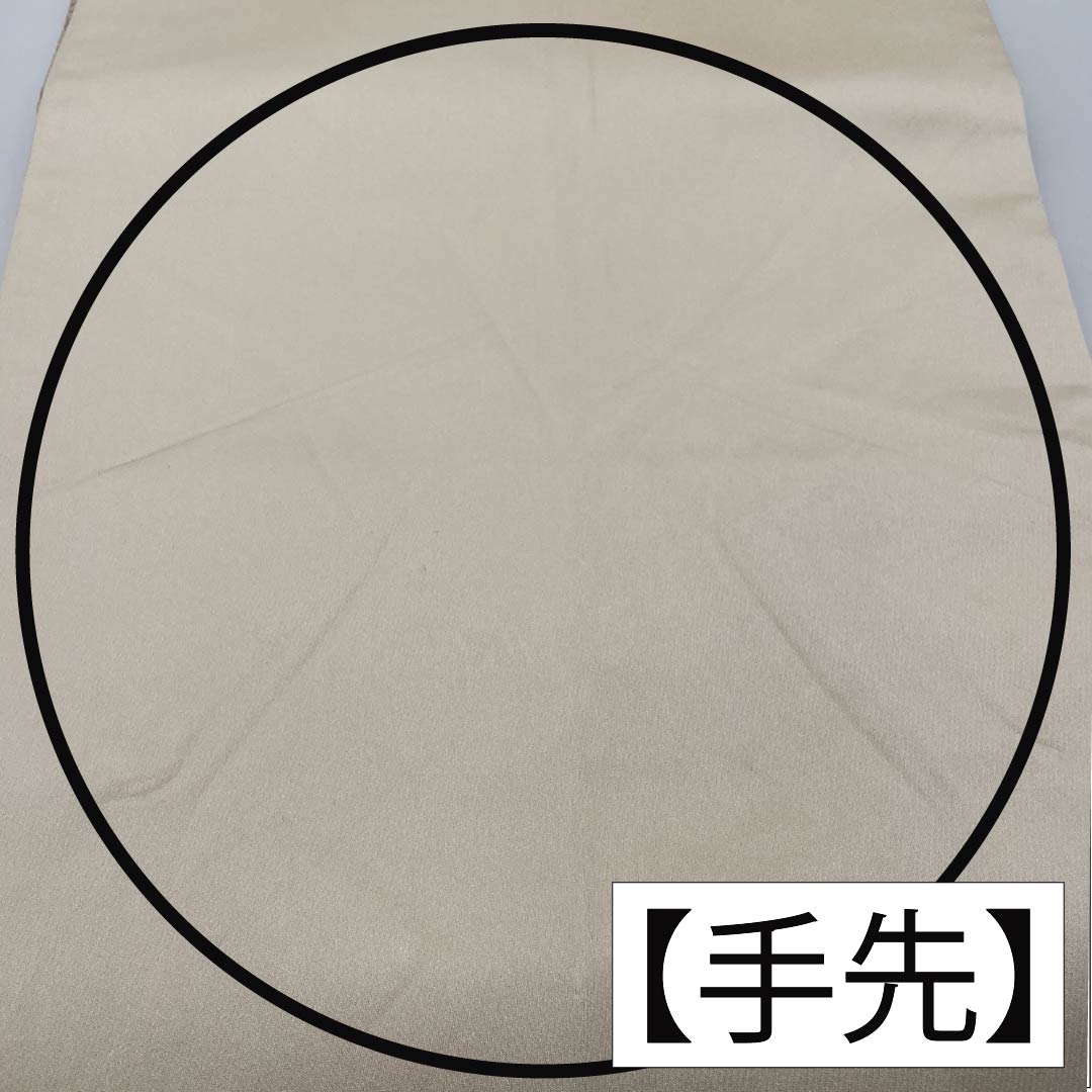 袋帯 正絹 雲井鼠色(くもいねずいろ) 留袖用 扇面 唐花 帯丈438cm Aランク 六通 フォーマル グレー系 1123014073322