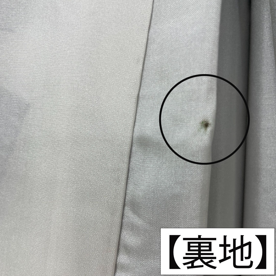 紬 正絹 身丈158cm 裄丈62.5cm 七宝 Aランク 袷 茶系 1116003543314