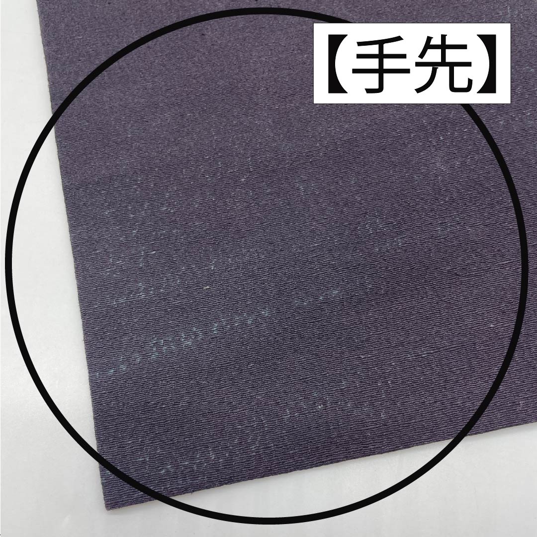 名古屋帯 正絹 Aランク 蕎麦切色(そばきりいろ) 型染 紅型調 抽象花 帯丈340cm 六通 カジュアル グレー系 1124010443322 名古屋仕立て