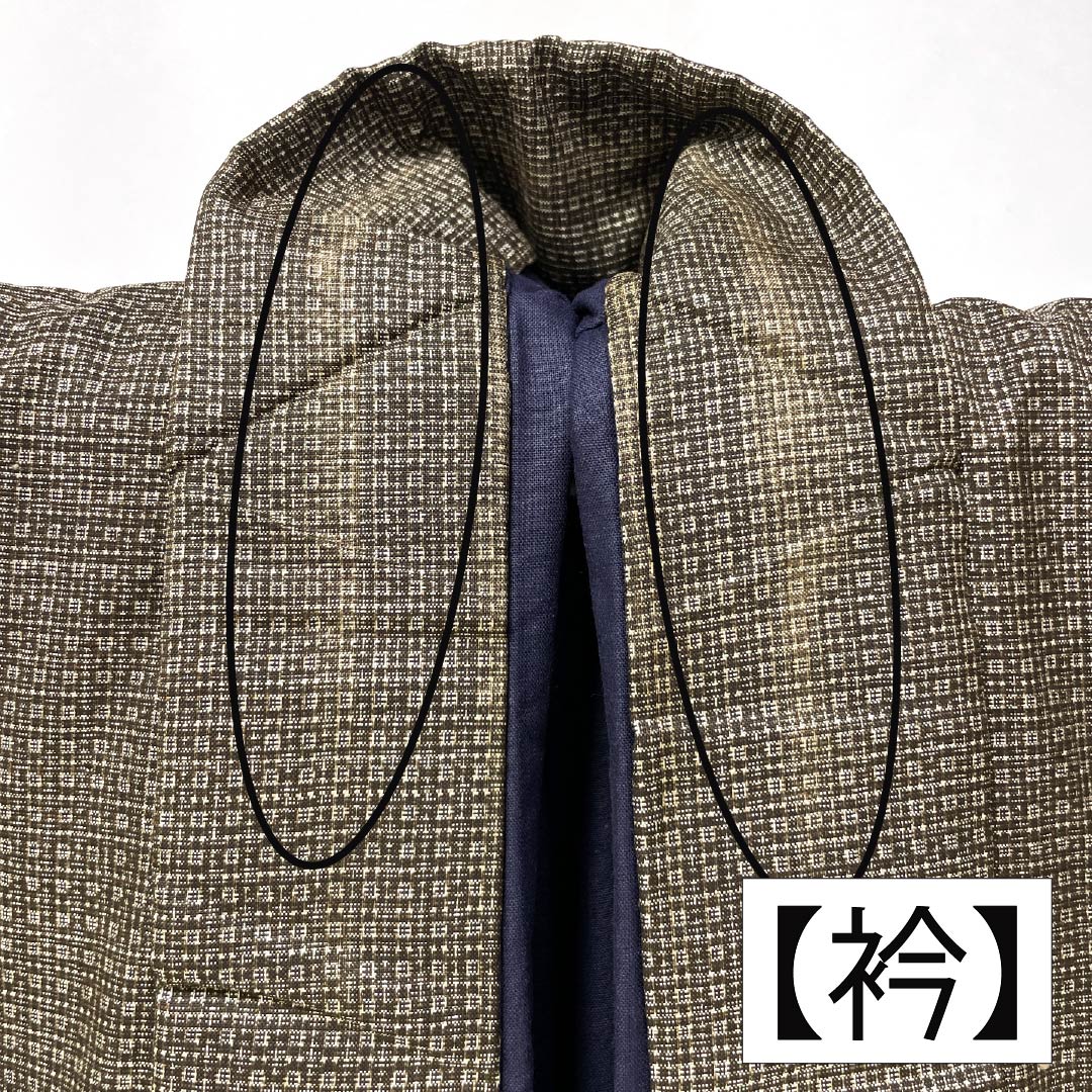 男物 正絹 Sランク 身丈143cm 裄丈63.5cm 憲房色(けんぼういろ) 大島紬 袷 茶系 1119001162414