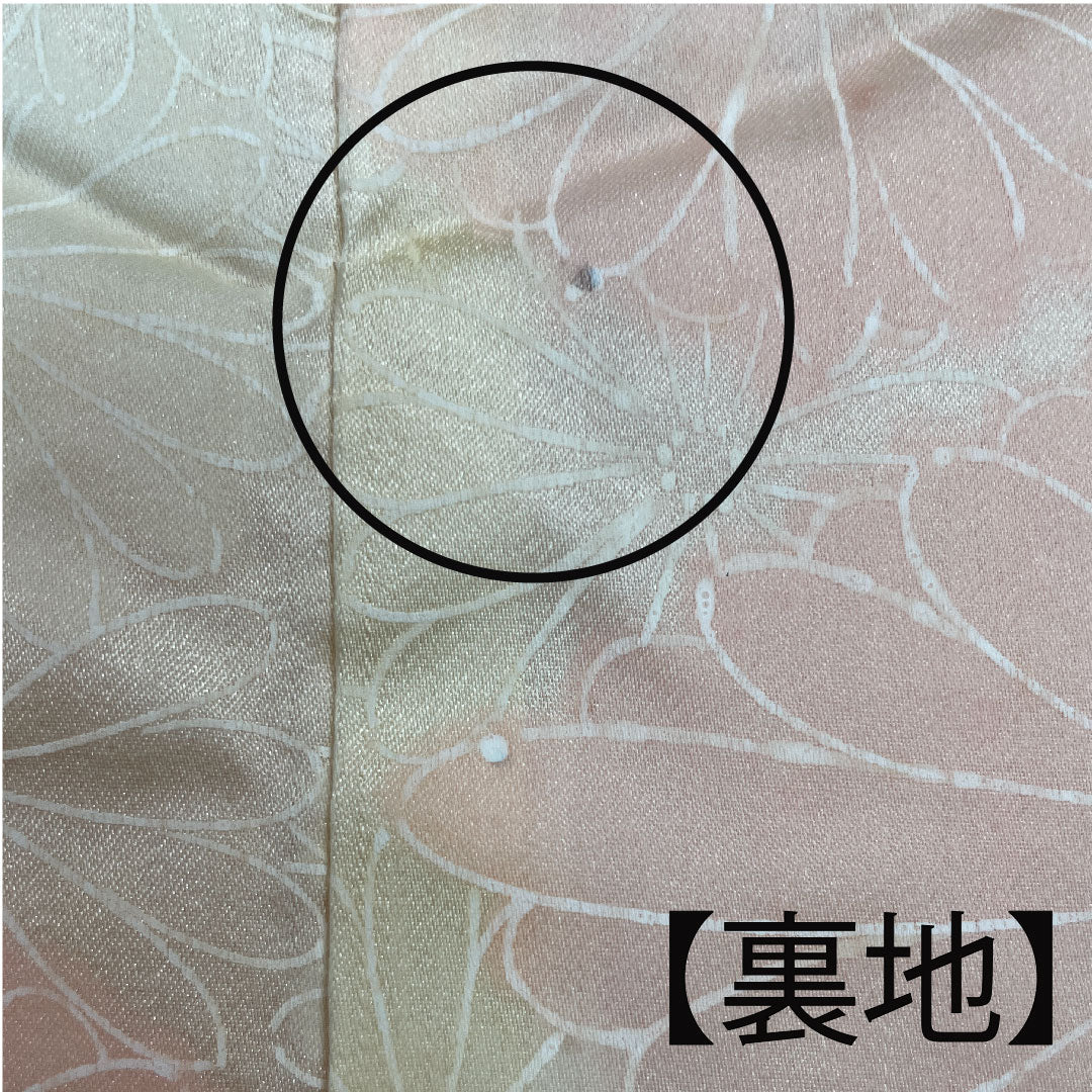 羽織 身丈81cm 裄丈64.5cm 京緋色 絞り 幾何学模様 正絹 Aランク 袷 朱系 1117000383916