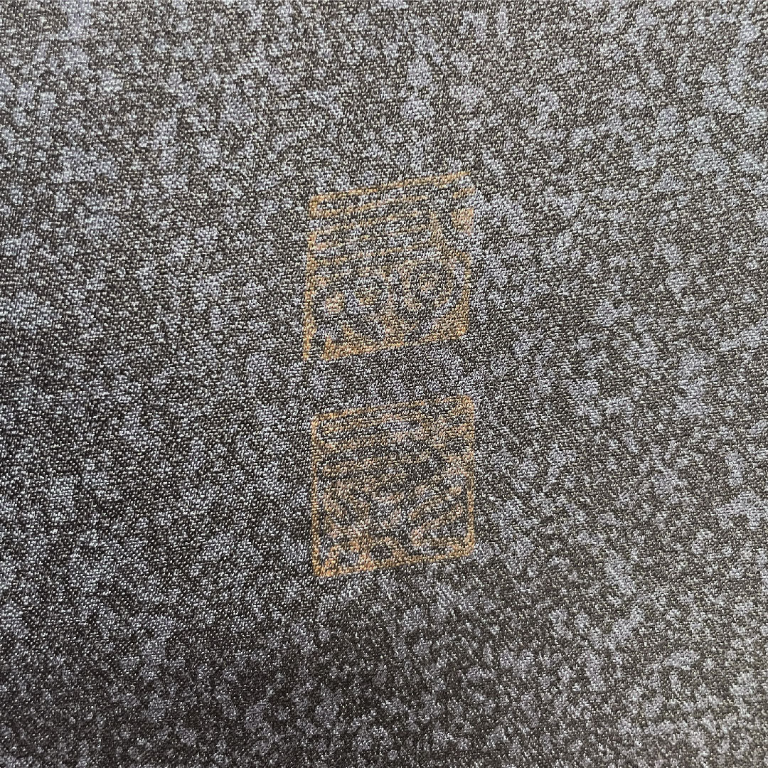 訪問着 正絹 袷 身丈154cm 裄丈63cm 鉄葡萄色(てつぶどういろ) 辻ヶ花 タタキ染 Aランク 紺系 1112005133218