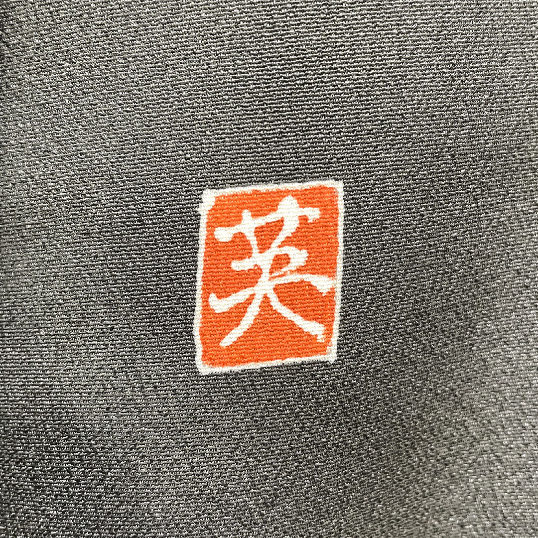 Black formal kimono, pure silk, length 158.5cm, sleeve length 62cm, lined, Kyo Kaga Yuzen, floral pattern, artist's work, five crests, flower diamond, A rank, black, 1111001673310