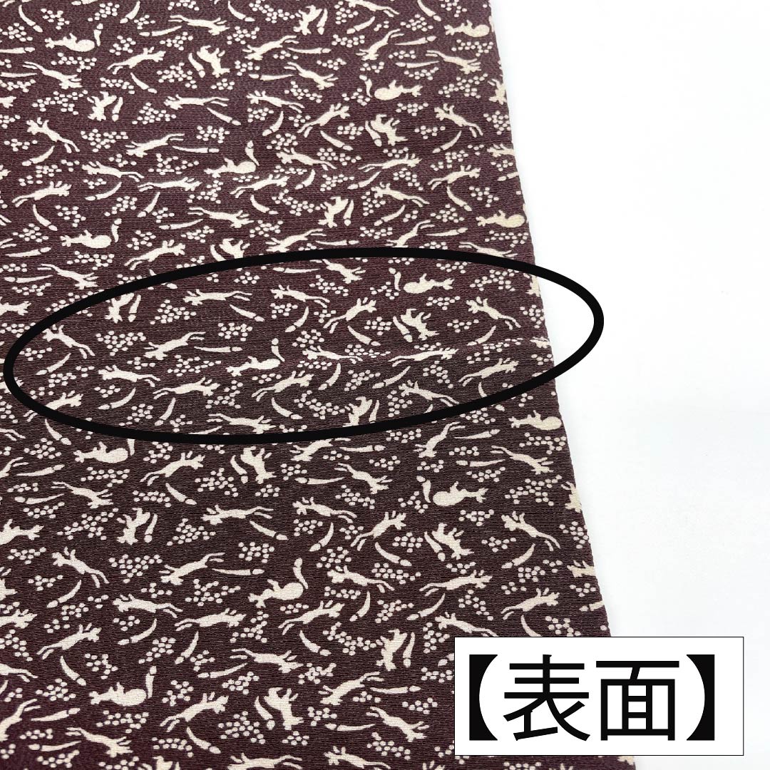 半幅帯 正絹 Aランク 臙脂墨色(えんじずみいろ) 古典柄 帯丈288cm 紫系 1125003023320