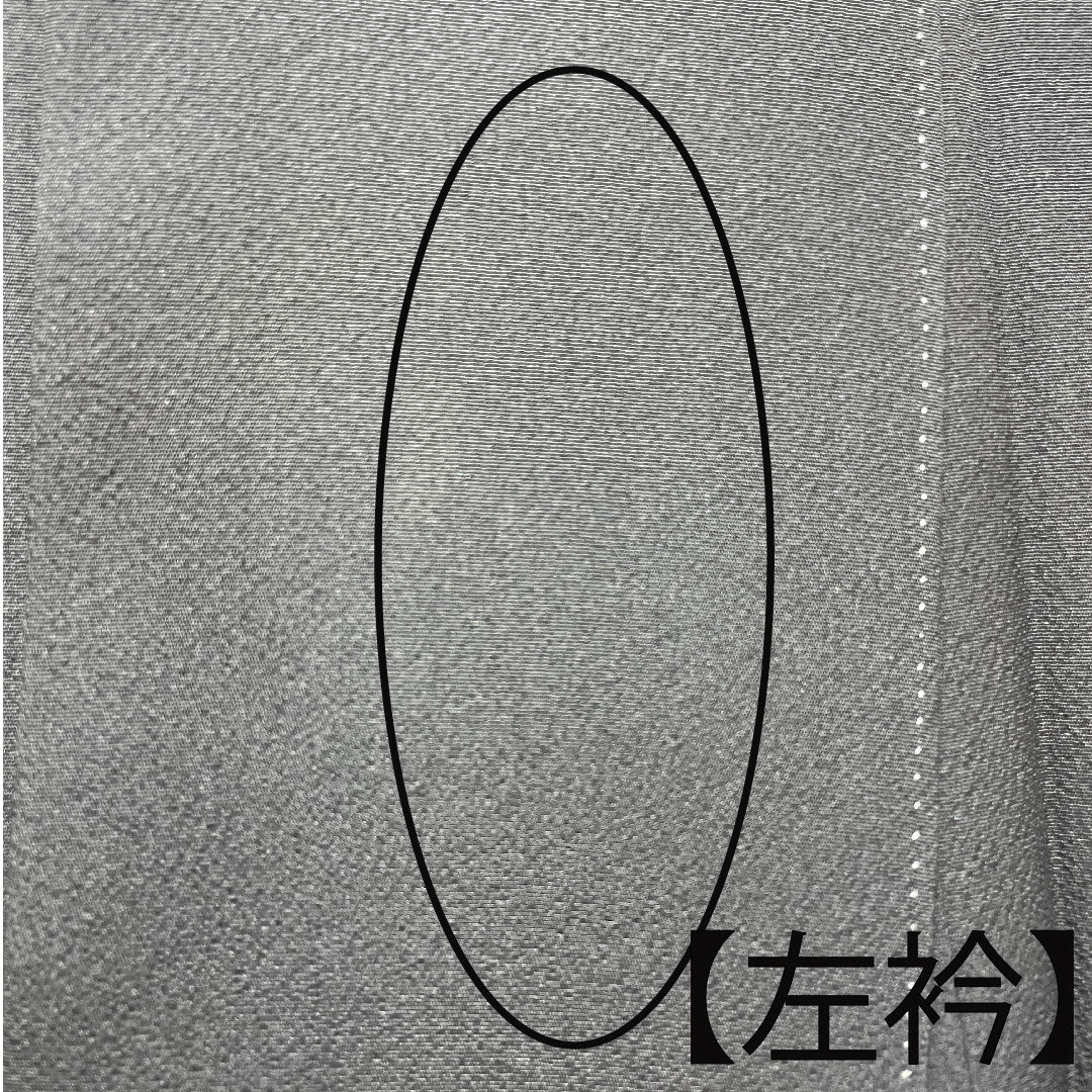 黒留袖 正絹 身丈163.5cm 裄丈66cm 袷 金駒刺繡 菊 揚羽蝶 五つ紋 Bランク 五つ紋 黒系 1111001194410