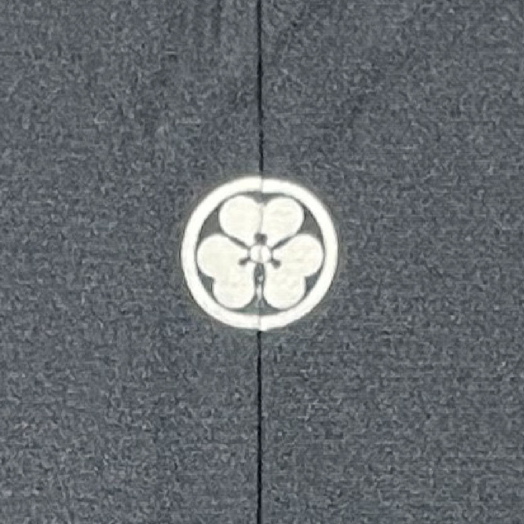 黒留袖 身丈166cm 裄丈66.5cm 袷 京友禅 草花模様 片喰 正絹 Aランク 五つ紋 黒系 1111000743510