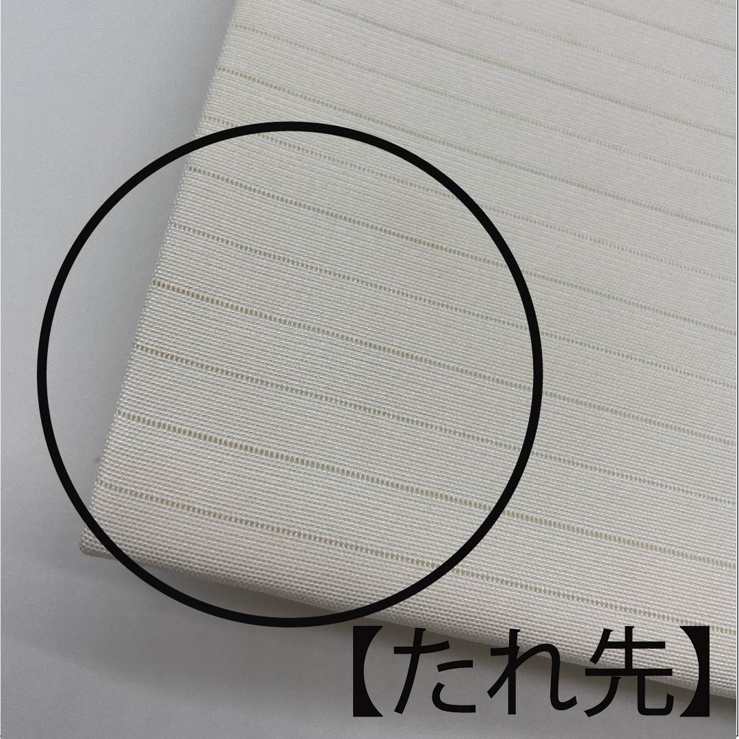 名古屋帯 白色 夏帯 絽 牡丹 染帯 帯丈373cm 正絹 Bランク ポイント柄 カジュアル 白系 1124004504311 名古屋仕立て