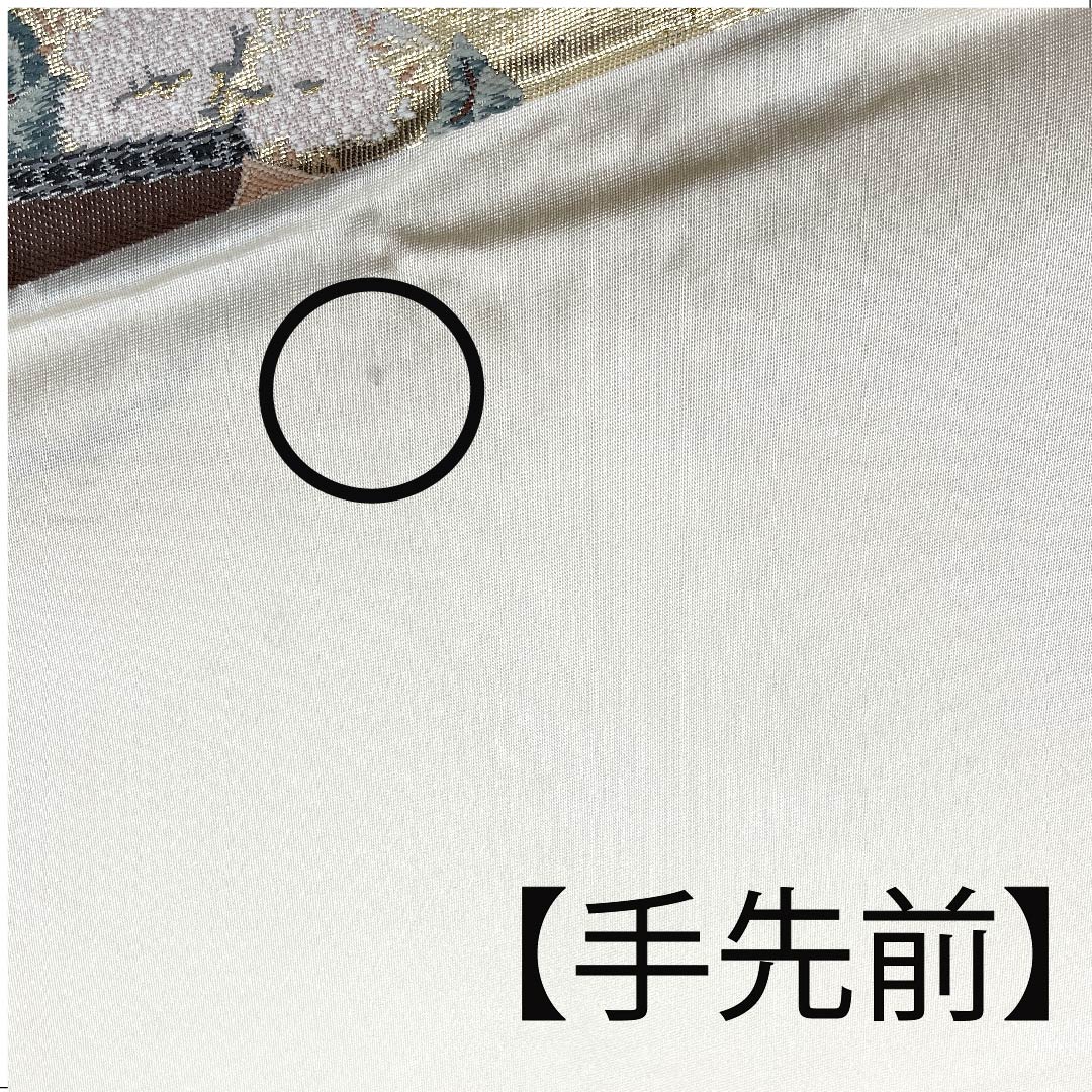 袋帯 金色 時代人物模様 帯丈440cm 正絹 Aランク 六通 フォーマル 金系 1123003133321