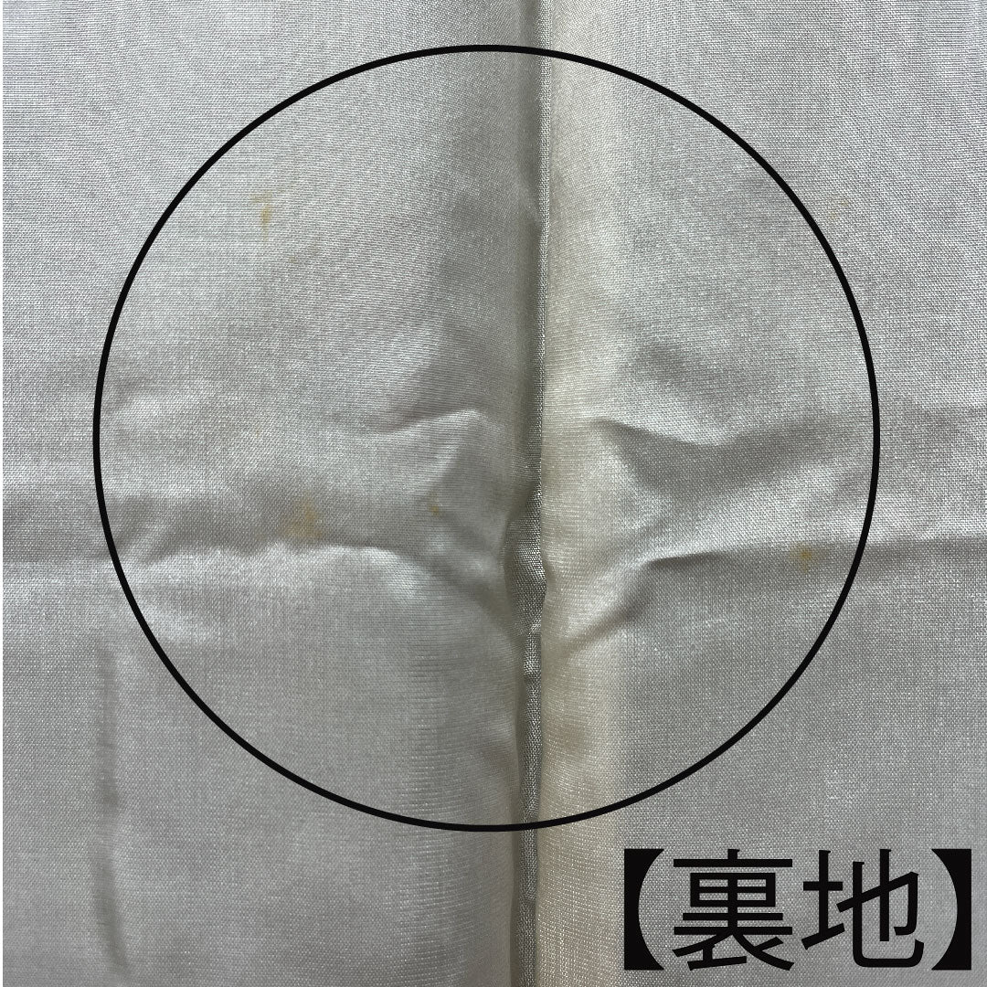 Murayama Oshima Tsumugi Silk Length 155cm Sleeve length 62.5cm Geometric pattern A rank Lined Black 1116003023310