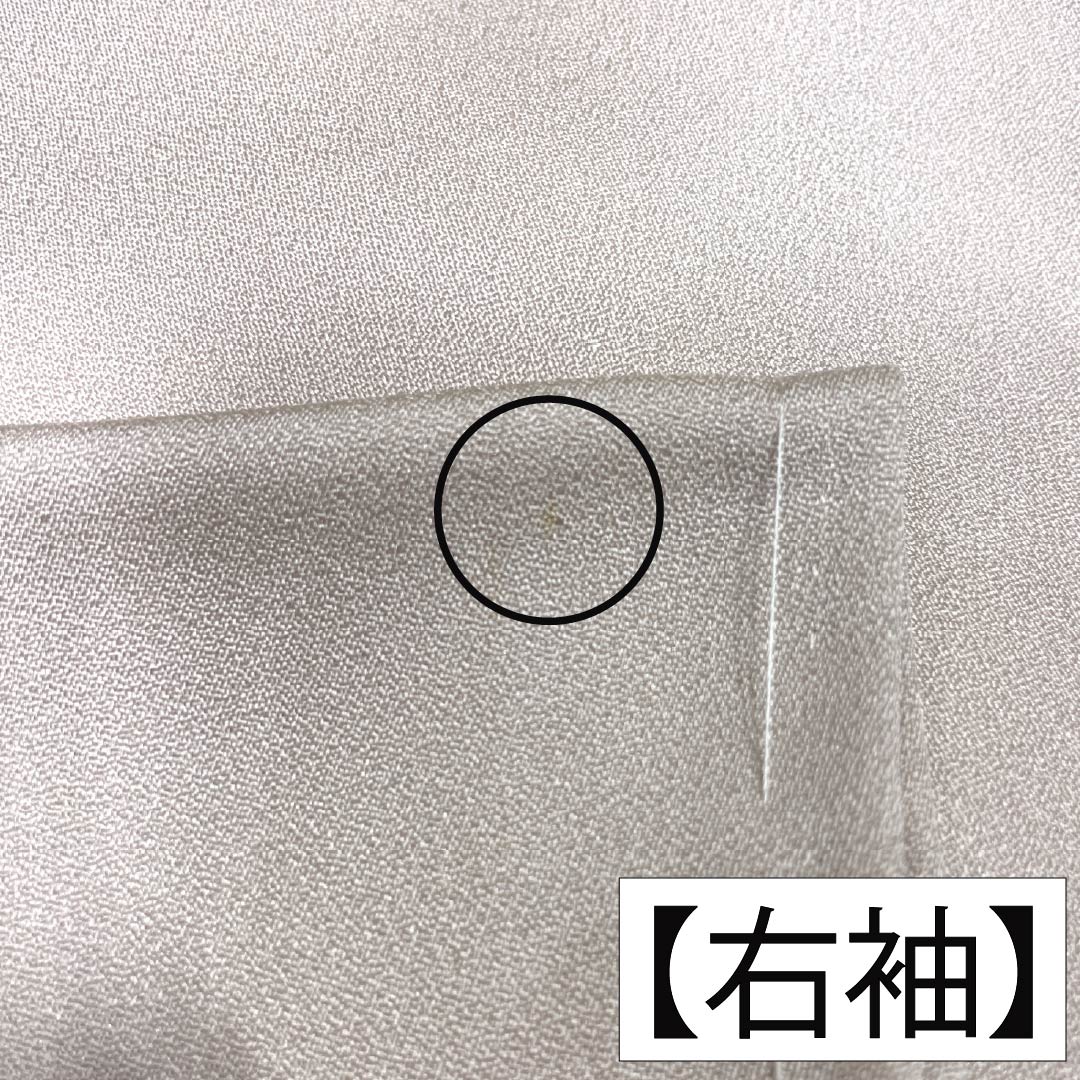 色留袖 正絹 Aランク 身丈158cm 裄丈65cm 袷 翁茶色(おきなちゃいろ) 手描き友禅 紅梅白梅 一つ紋 丸に梅鉢 作家物 一つ紋 ピンク系 1111002153313