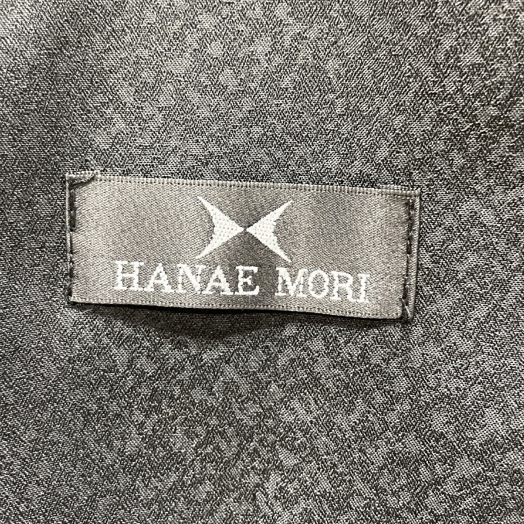 小紋 ポリエステル 身丈167.5cm 裄丈66cm 袷 HANAEMORI 洗える着物 ボカシ染 しつけ糸付き 未使用品 Sランク グラデーション系 1115003932599