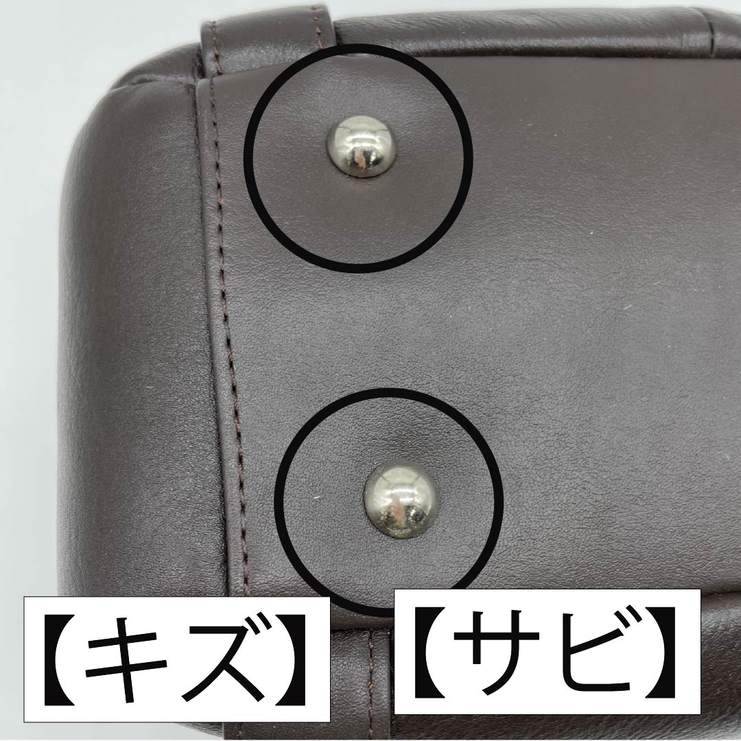 (新古品) 洋装バッグ 牛革 Aランク 新古品 牛革 2WAY 茶系 119700012314