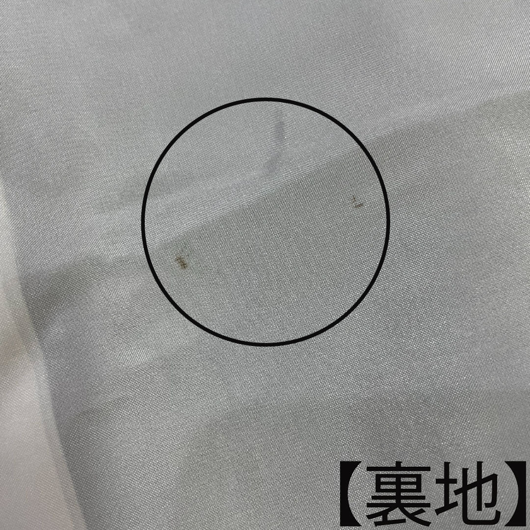 紬 正絹 身丈152cm 裄丈65cm 村山大島 風景模様 Sランク 袷 黒系 1116003382210