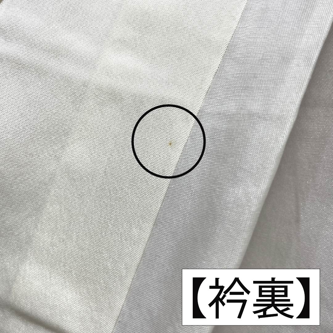 訪問着 正絹 Aランク 袷 身丈153.5cm 裄丈62.5cm 白梅色(しらうめいろ) 花 紫系 1112007573220