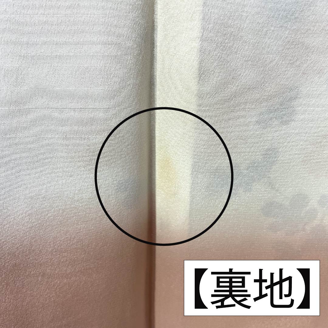 訪問着 正絹 Sランク 袷 身丈159cm 裄丈68cm 翁茶色(おきなちゃいろ) 京友禅 付下げ 蘇州刺繡 花車 扇面 ピンク系 1112006622313