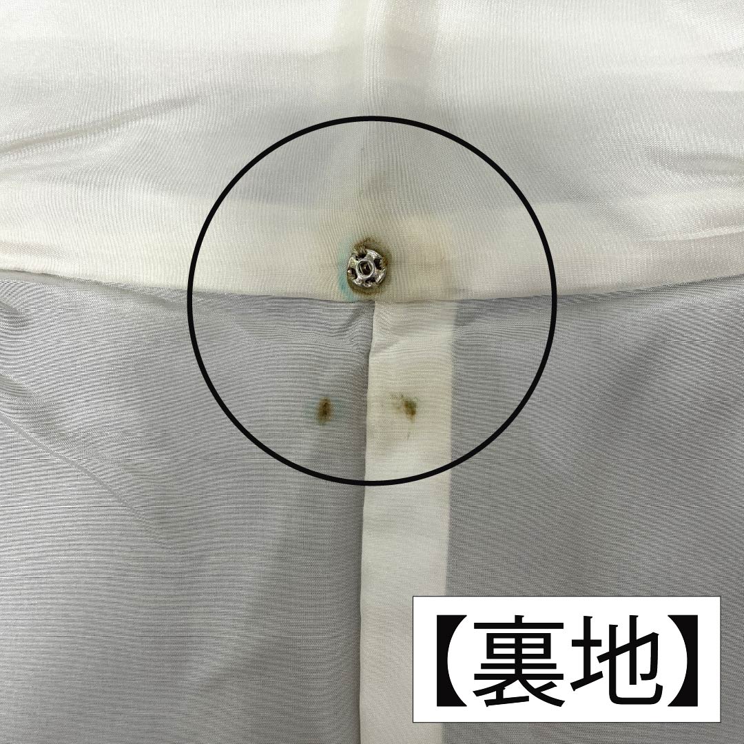 紬 正絹 Aランク 身丈164cm 裄丈65cm 鋼色(はがねいろ) 大島紬 横双絣 幾何学模様 袷 紺系 1116004003418
