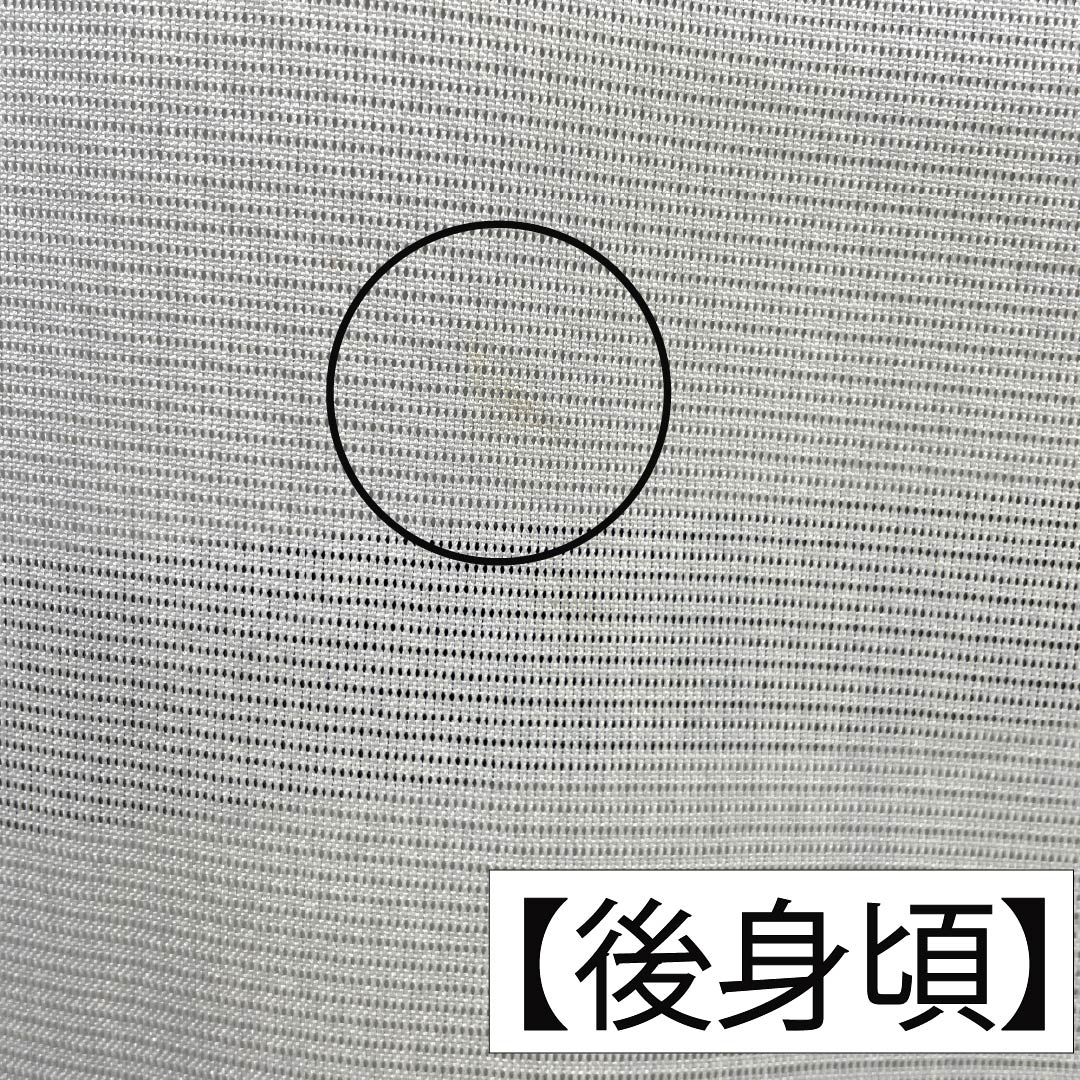 夏物 ポリエステル 訪問着 身丈165cm 裄丈65.5cm 墨流し染 洗える着物 絽 Aランク 水色系 1132002233524