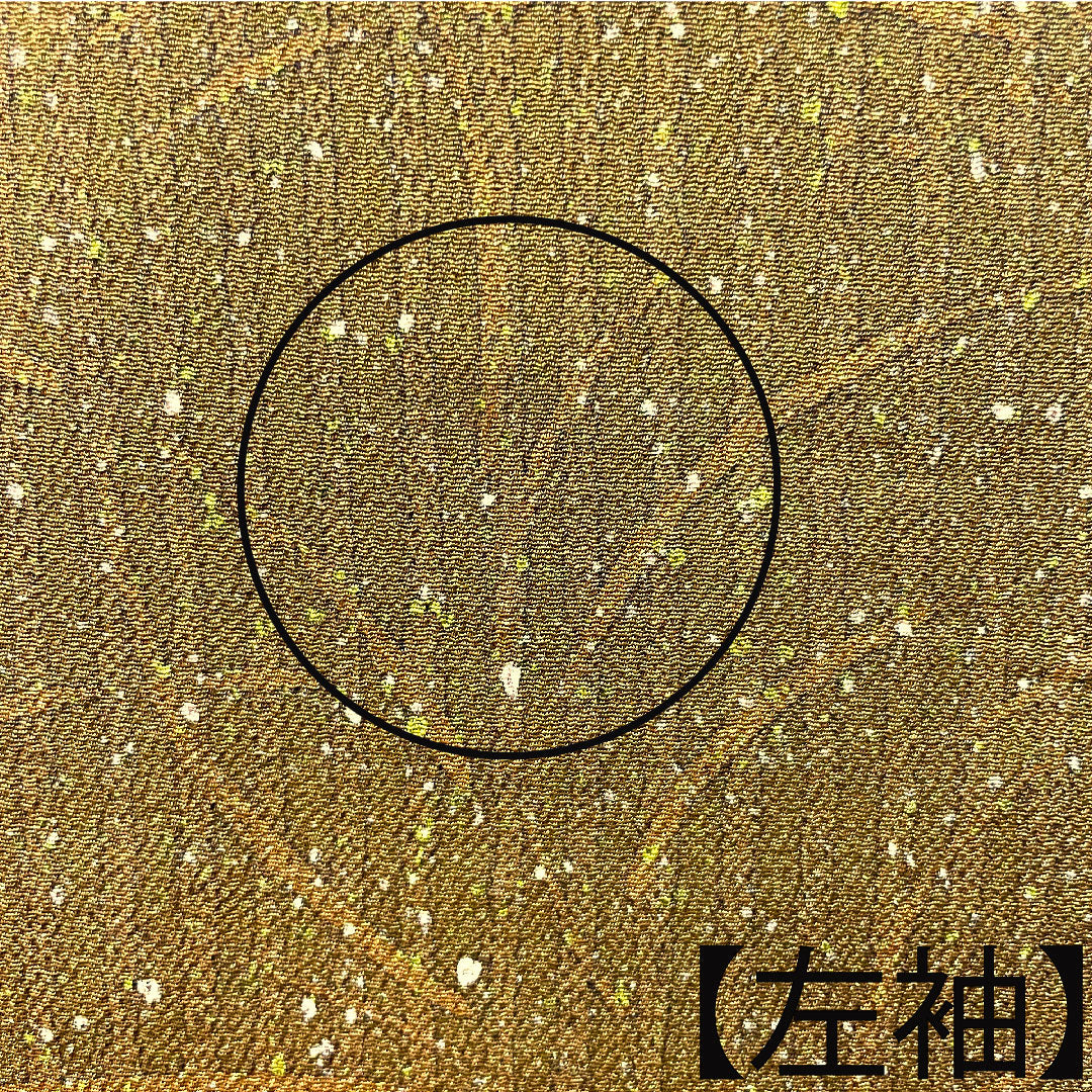 Komon, pure silk, length 158.5cm, sleeve length 64cm, lined, tobiiro (black-and-white) tataki-dyed, abstract pattern, A rank, brown, 1115004043314