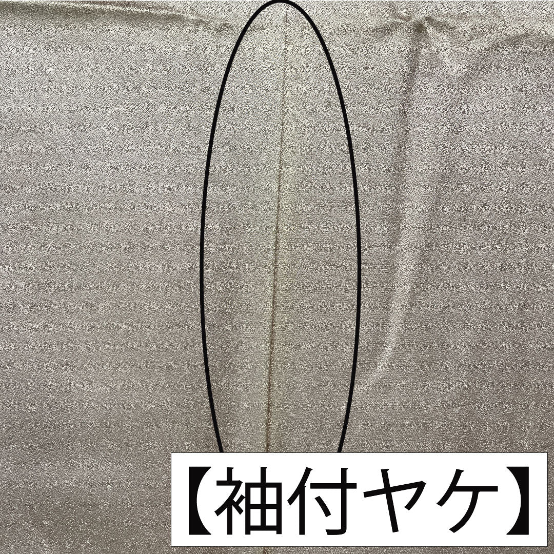 訪問着 正絹 袷 身丈160.5cm 裄丈63cm 白梅色(しらうめいろ) 京友禅 茶屋辻模様 Bランク ピンク系 1112005894413