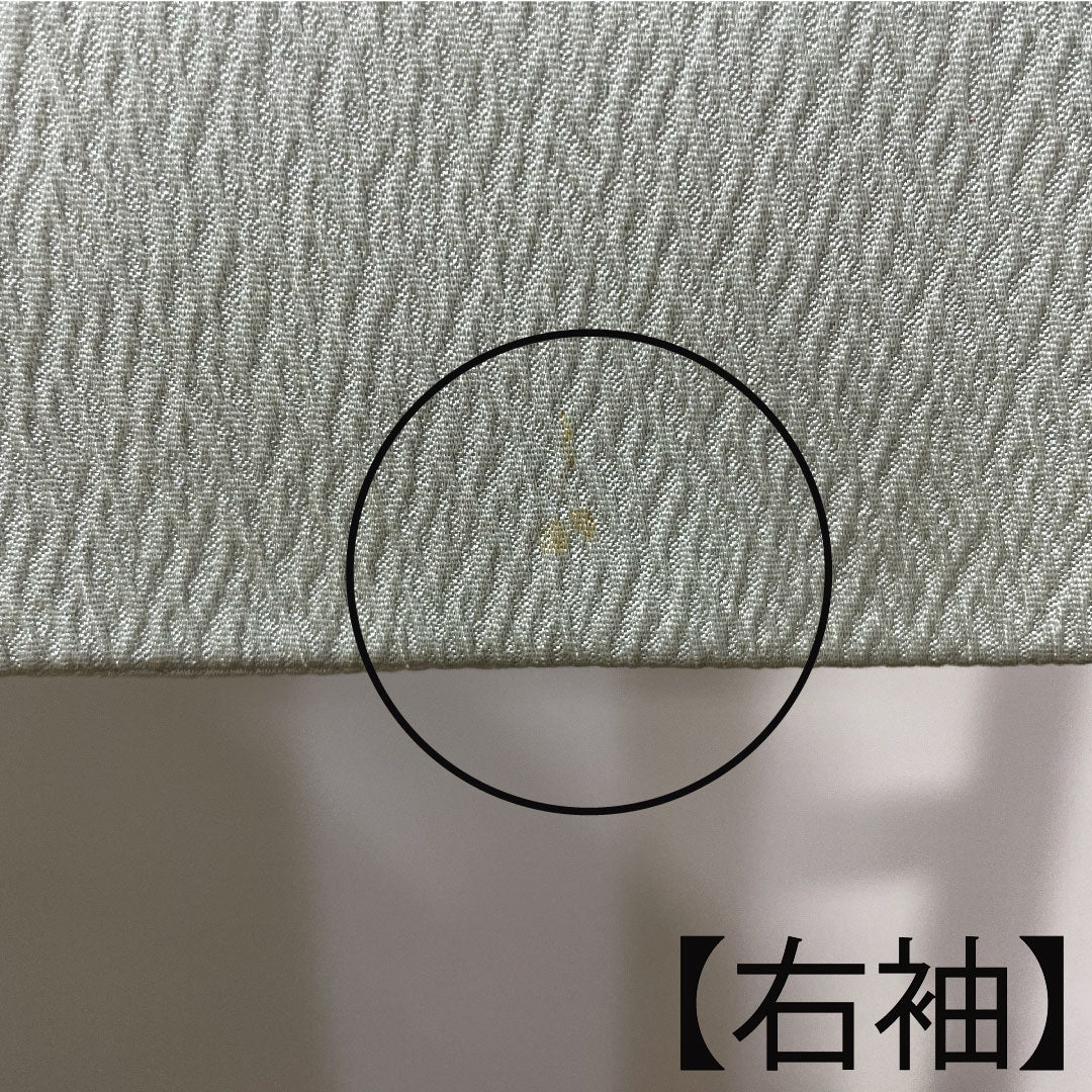 訪問着 正絹 袷 身丈158.5cm 裄丈62.5cm 薄緑色 桐屋翠山工房謹製 辻ヶ花 Aランク 緑系 1112003603319