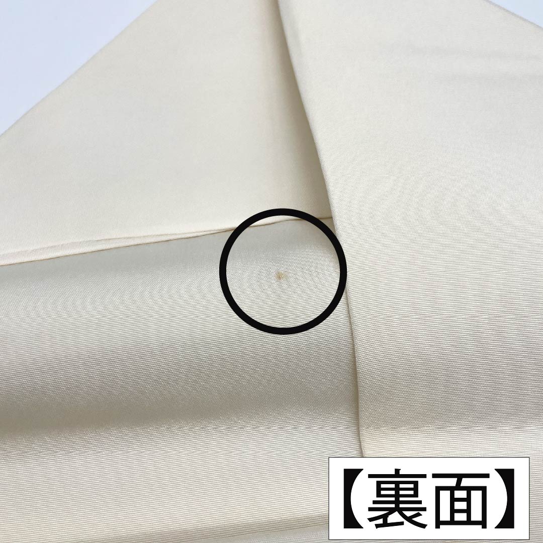 名古屋帯 正絹 Sランク 名古屋仕立て 乳白色(にゅうはくしょく) 作家物 花柄 帯丈378cm ポイント柄 カジュアル 白系 1124014532311
