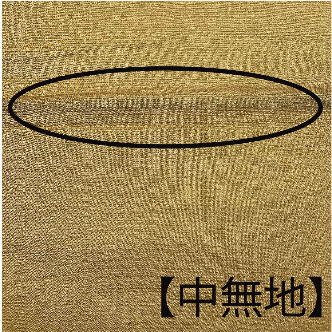 袋帯 金色 時代人物 時代風景 花模様 帯丈432cm 正絹 Aランク 六通 フォーマル 金系 1123006053321