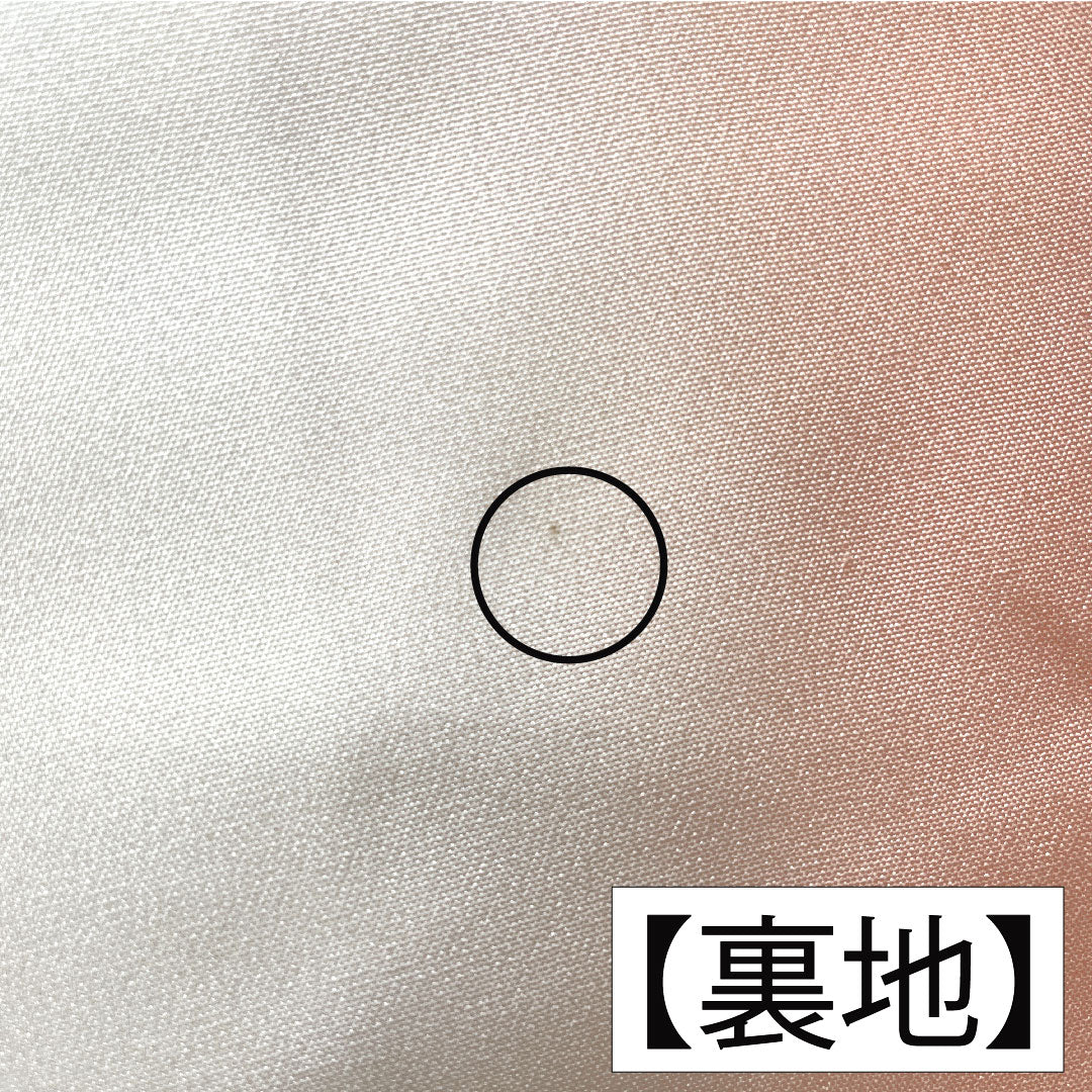 訪問着 正絹 袷 身丈156cm 裄丈61.5cm 東雲色(しののめいろ) 草花模様 Sランク ピンク系 1112005732313